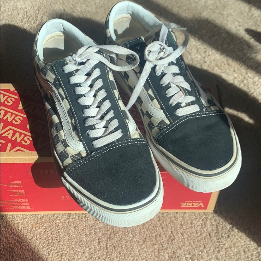 Checkered old school vans
